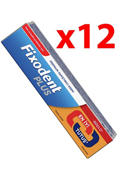 Fixodent Plus Güçlü Tutuş Protez Yapıştırıcı 40 Gr - 12 Adet