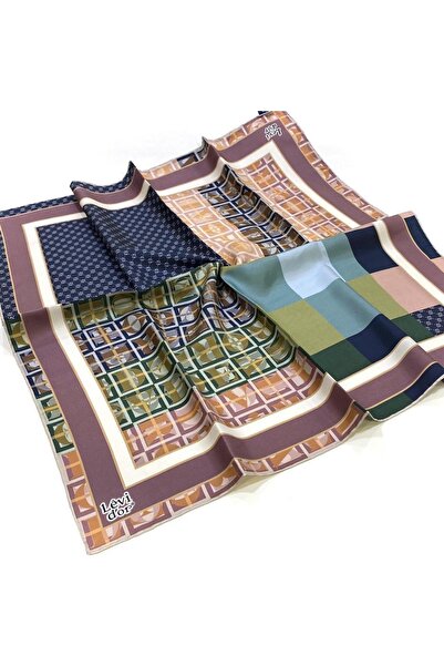 Levidor Twill Saf Ipek Eşarp