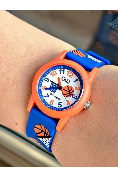 Q&Q V22a-111wl Waterproof Kids Wristwatch