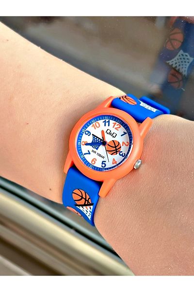 Q&Q V22a-111wl Waterproof Kids Wristwatch