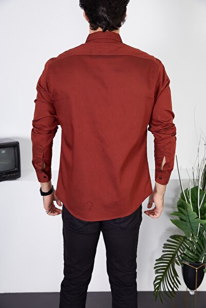 ENZİM JEANS Чоловіча джинсова сорочка Slim Fit