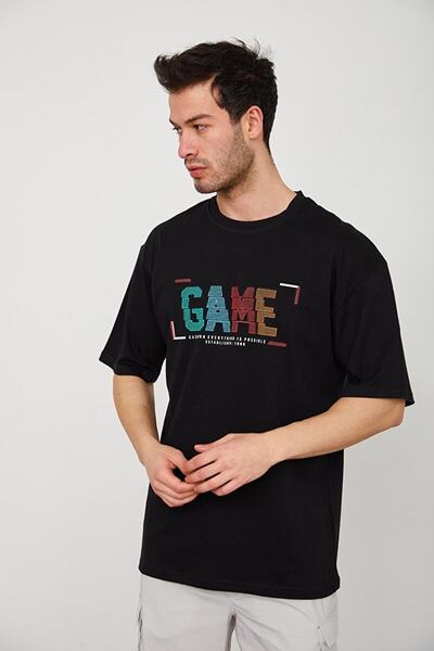 Cazador 4136 Tricou cu decolteu O pentru bărbați