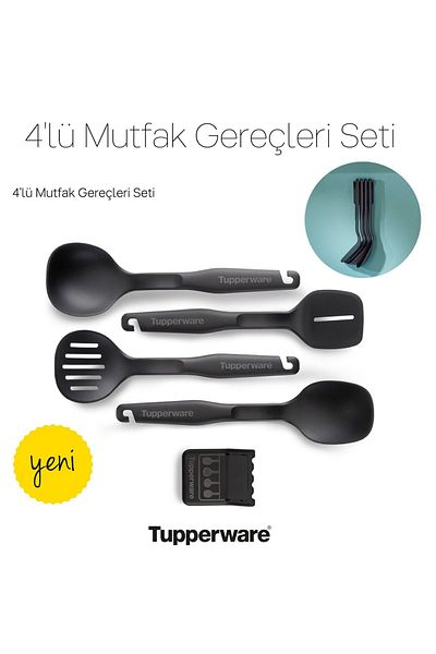 Tupperware Set of 4 Kitchen Utensils