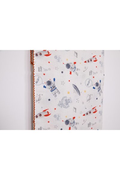 Babyhola Çok Amaçlı Bebek Çocuk Pazen Bezi Örtü Battaniye 80*90 Astronot