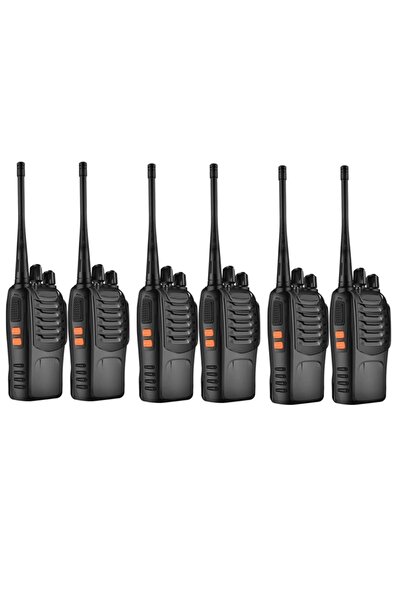 ZASTONE Retevis 6 Adet Pmr El Telsizi Kulaklık Hediyeli