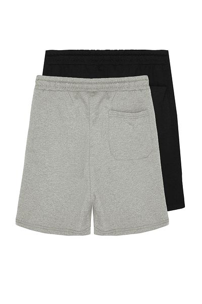 Trendyol Collection Farbenfrohe Basic-Shorts – 2er-Pack, Regular Fit TMNSS21SR0095