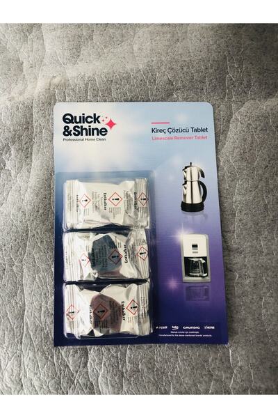 Beko Quick Shine Kireç Çözücü Tablet 3 Adet