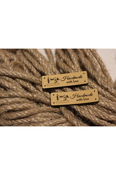 isim etiketim Deri Etiket 1,2*4 Cm 25 Adet Sd107