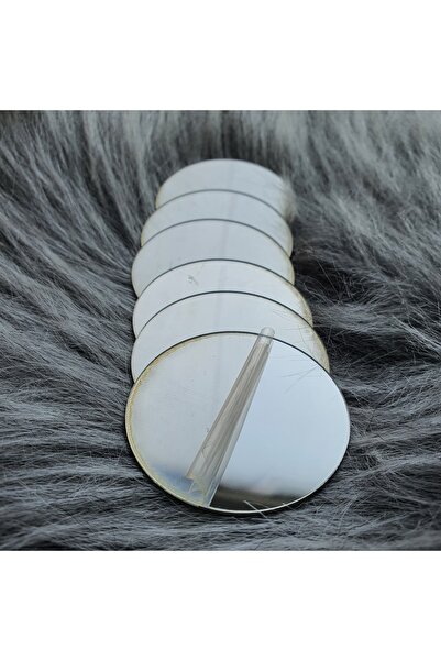 Papyon Designs Dekoratif Daire Yuvarlak Şekli Pleksi Ayna (kendinden Yapışkan...