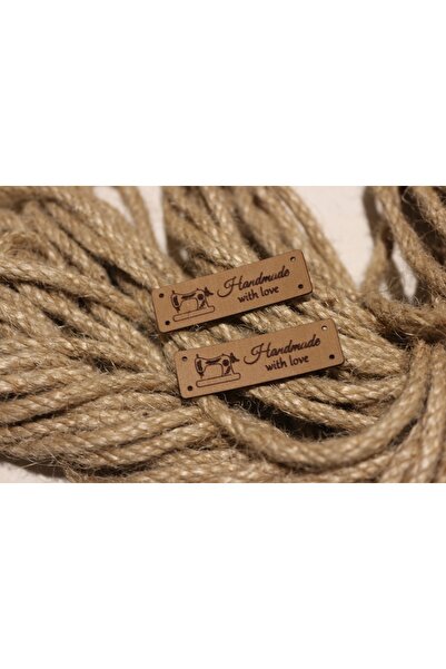 isim etiketim Deri Etiket 1,2*4 Cm 25 Adet Sd107