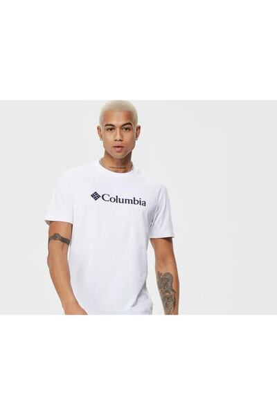 Columbia Cs0287 Csc m Basic Big Logo Brushed Ss Tee 9110141100