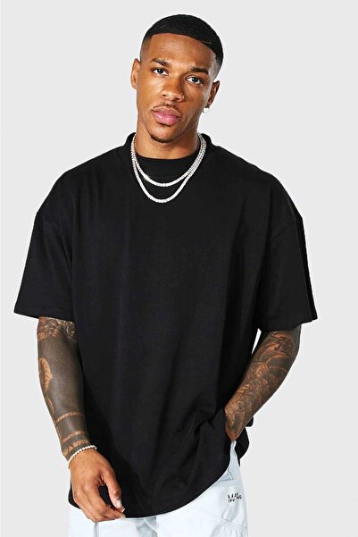Bhm Oversize Basic Unisex T-shirt - Siyah