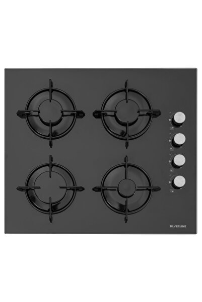 Silverline Siyah Cam Ankastre Set (3481 Flam Davlumbaz - Cs5349b01 Ocak - Bo6502b02 Fırın)