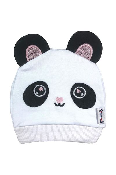 Cramerr Cotton Panda Embroidered Baby Beanie