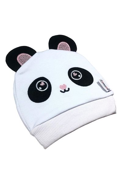 Cramerr Cotton Panda Embroidered Baby Beanie