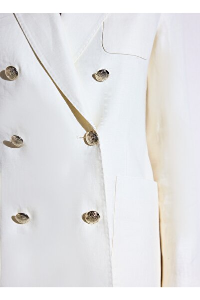 BROOKS BROTHERS Normal Ecru Women's Jacket Bbsp23Fbl012