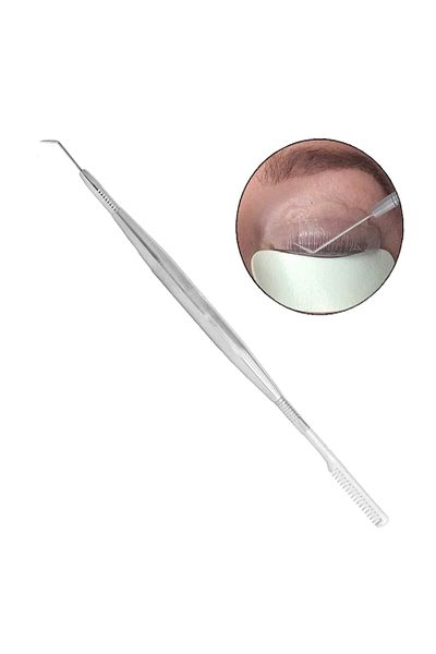 OZLEM BASAR BEAUTY Pointed Tip Steel Unbreakable Eyelash Lifting Dredging Tool