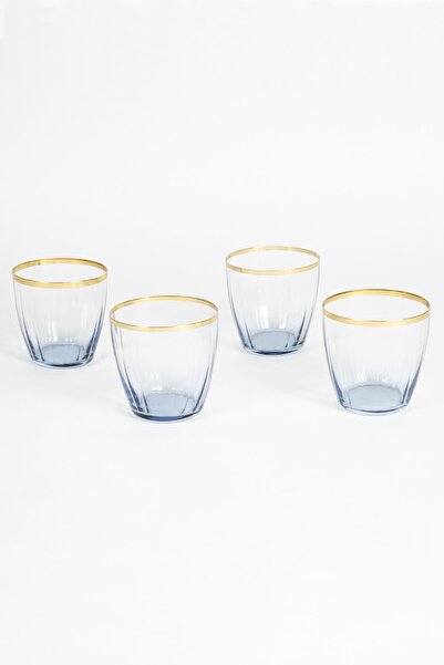 Rakle Soho 4-Piece Water Glass Set Blue 300 Cc