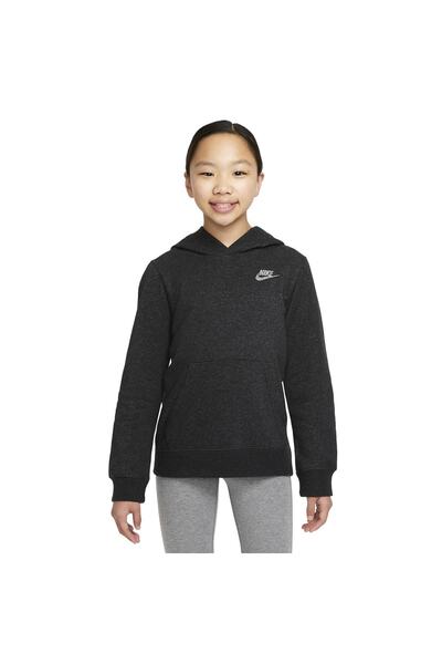 Nike U Nsw Revival Top Çocuk Siyah Günlük Stil Uzun Kollu Sweatshirt Dm8104-010