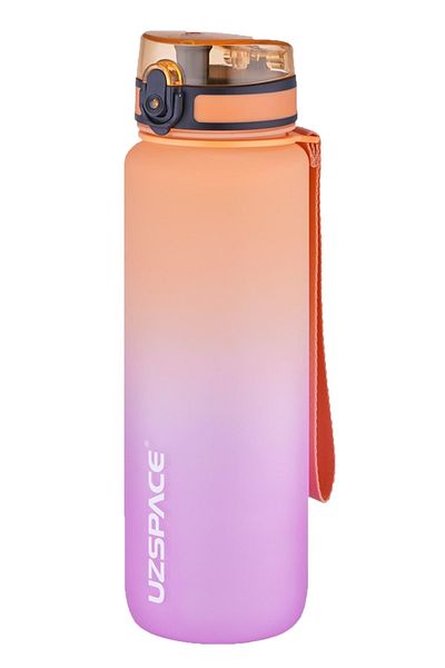 Uzspace 800ml -new Size-double Color Motivation Tritan Water Bottle Softtouch Ff Collection