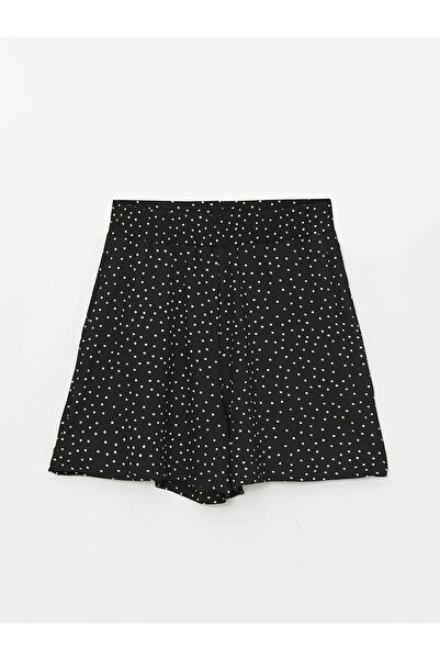 LC Waikiki Γυναικείο σορτς Lcwaıkıkı Basic με ελαστική μέση με πουά