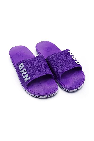 BRN Purple Women's Non-Slip Slippers Balcony-Beach -Pool Slippers- Casual Slippers
