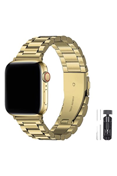 Genel Markalar Apple Watch 38mm 40mm 41mm 1 2 3 4 5 6 7 8 Se Seri Paslanmaz Ç...