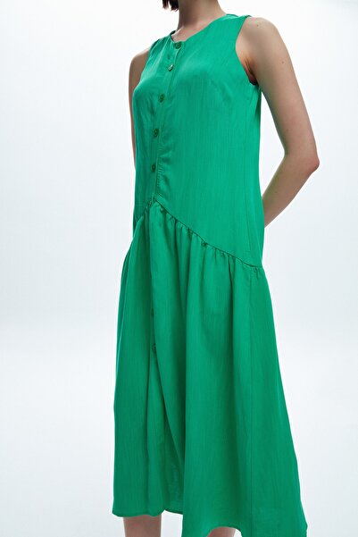 adL Σχέδιο φόρεμα με αμάνικο πουκάμισο