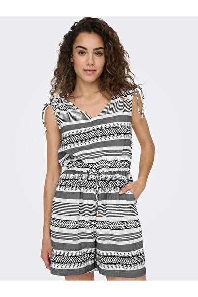 ONLY Linen Shorts Overalls 15293512