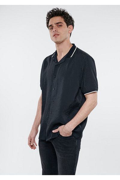 Mavi Hemd - Schwarz - Regular Fit