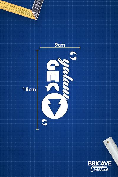 Bricave Autocolant autocolant din sticlă scris JDM de 18x9 cm - pentru mașină și motocicletă