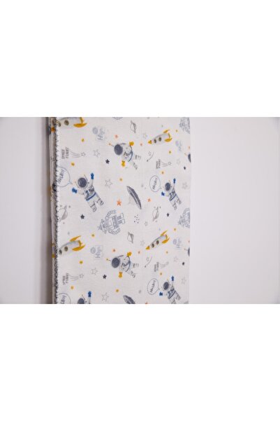 Babyhola Çok Amaçlı Bebek Çocuk Pazen Bezi Örtü Battaniye 80*90 Astronot