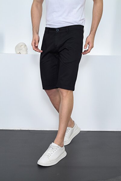 ENZİM JEANS Ανδρικό σορτς σκούρο ναυτικό μπλε