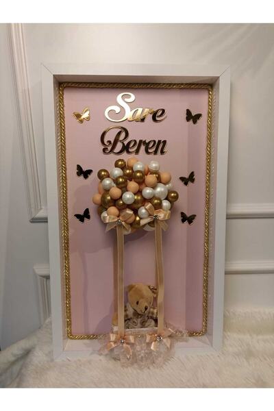 şatafat design Bebek Kapı Süsü Kapadokya Somon