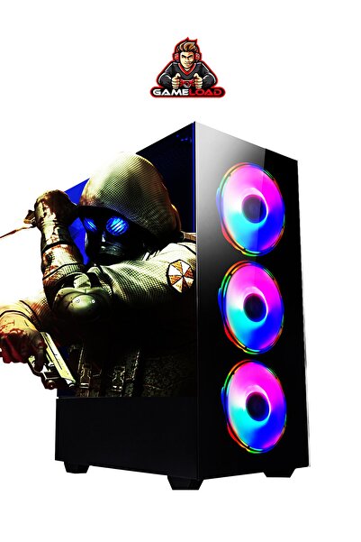 GAMELOAD Gl55x Ryzen5-3600 16gb 512gb Gtx1050ti Oyuncu Bilgisayarı