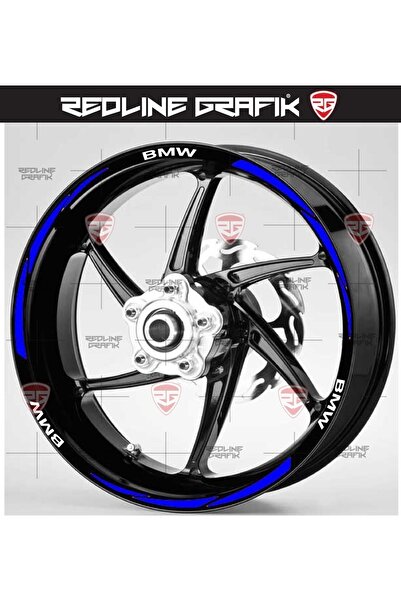 3M Bmw Yazılı Mavi Beyaz Jant Şeridi