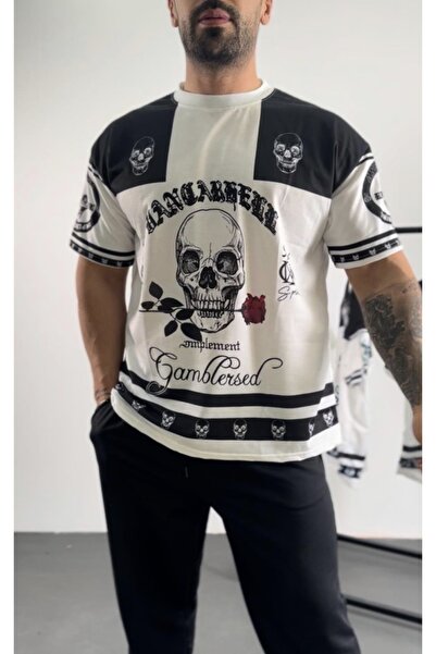 Unisex Oversize Ancarhell Skull Tshirt
