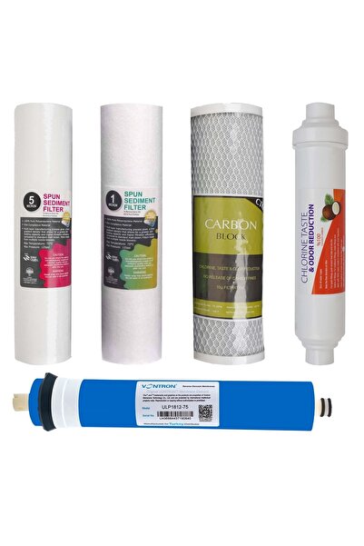 Naturel Su Arıtma Sistemleri Açık Kasa Su Arıtma Cihazı Filtresi 5li Filtre S...