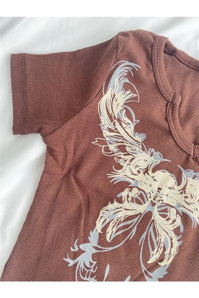 Planet Butik Fairy Pattern Crop