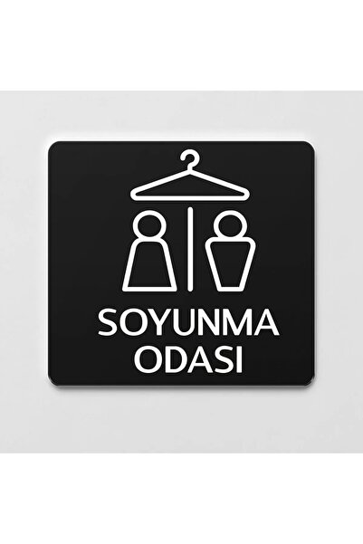 Genel Markalar Soyunma Odası Tabelası Ofis Yönlendirme Kapı Isimlik Sığınak A...