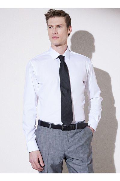 BROOKS BROTHERS Ανδρικό πουκάμισο Comfort Fit Classic Collar White Bbsp23msh039