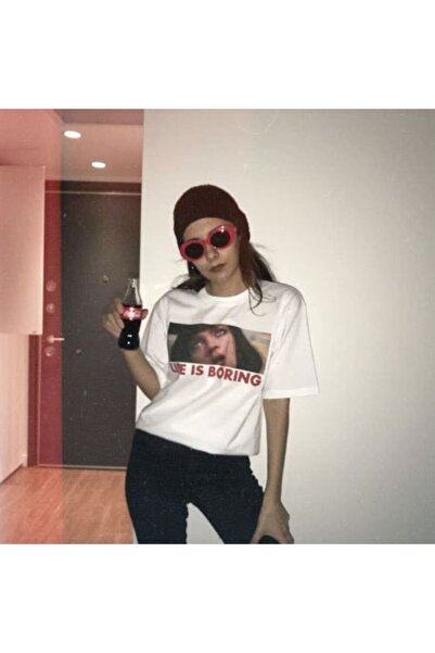 Kalic Studio Viața este oboseală. Tricou alb