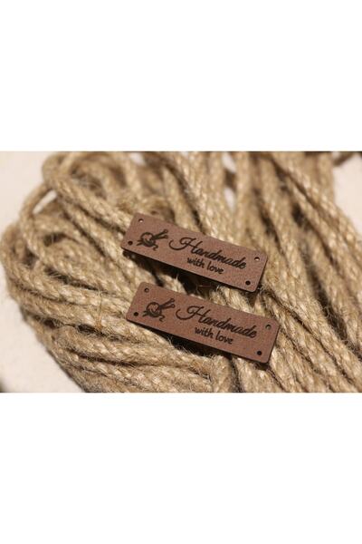 isim etiketim Deri Etiket 1,2*4 Cm 25 Adet Sd110
