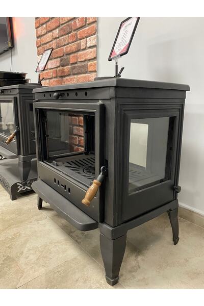 flamestove Retro Lüx 4 Camlı Döküm Soba