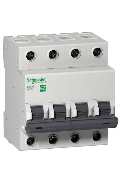 Schneider Electric Easy9 4p 16a 6ka C منحنى الصمامات التلقائية