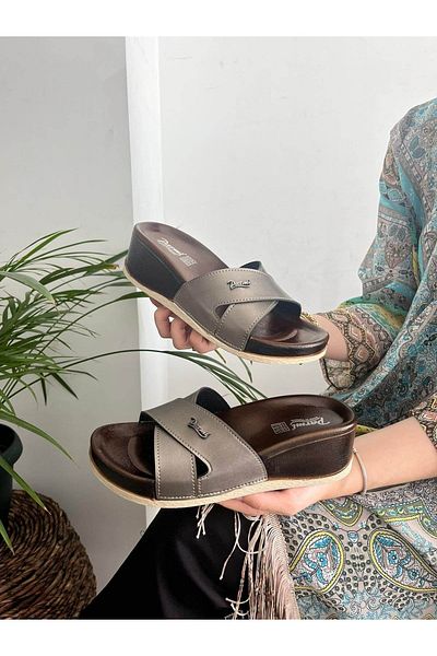 Behtah Kundura Anatomical Full Orthopedic Wedge Heel Daily Non-Slip Sole Slippers Opportunity Product