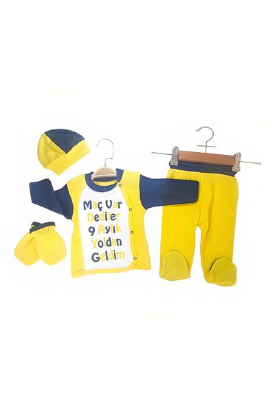 GÜLÜCÜK Baby Fan Bodysuit Set of 4