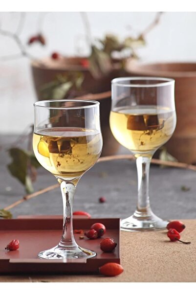 LAV Nevakar Ayaklı Su Şarap Kadeh Bardağı 12 Li Nev557