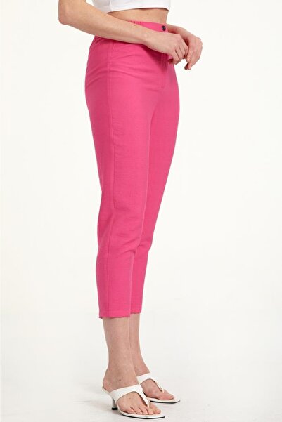 İKİLER Beli Çıtçıtlı Pantolon 023-3508