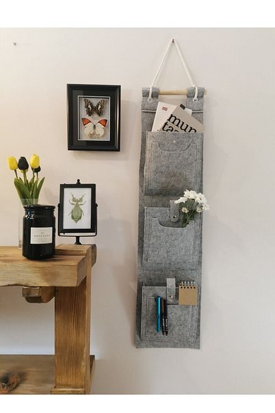 Art Bee Felt Multi-Purpose Organizer Hanging Door Back Organizer Home Decoration